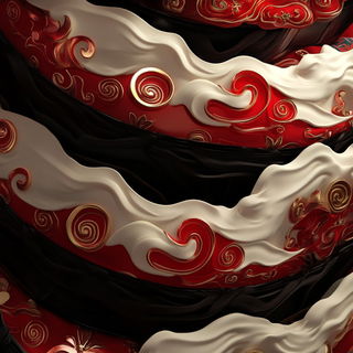 Glassway Carnival style, Midjourney V6.1: creative pattern composition