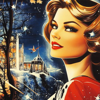 Arcbandoff style, Midjourney V6.1: retro fairy-tale illustration