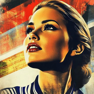 Arcbandoff style, Midjourney V6.1: photographic portrait of female protagonist
