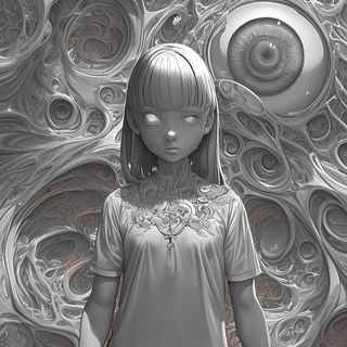 Pyromalachite style, Midjourney V6.1: black-and-white manga comic strip