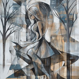 Ornamentography style, Midjourney V6.1: retro fairy-tale illustration