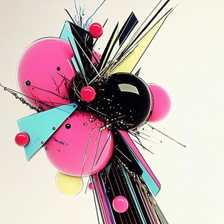 Maison Veyrassa style, Midjourney V6.1: abstract 3D render