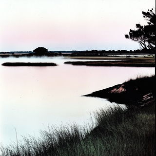 Maison Veyrassa style, Midjourney V6.1: realistic landscape photograph of quiet dawn