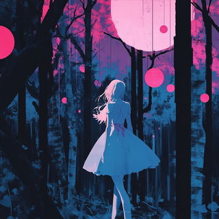 Mortise Manga style, Midjourney V6.1: retro fairy-tale illustration