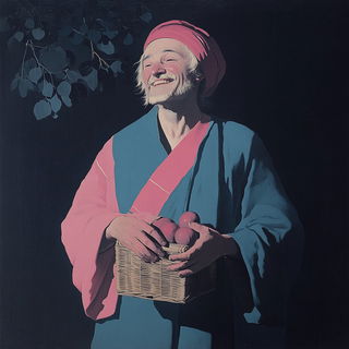 Mortise Manga style, Midjourney V6.1: classical 18th-century oil painting