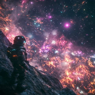 Manuscriptalism style, Midjourney V6.1: cinematic shot from sci-fi movie