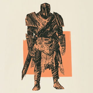 Currentsplatter style, Midjourney V6.1: concept art character design of retropunk steam knight