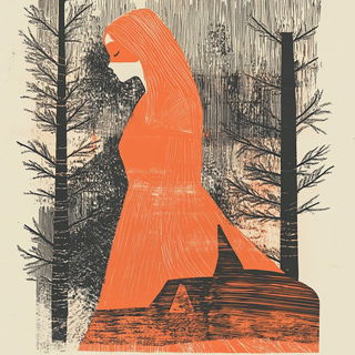 Currentsplatter style, Midjourney V6.1: retro fairy-tale illustration