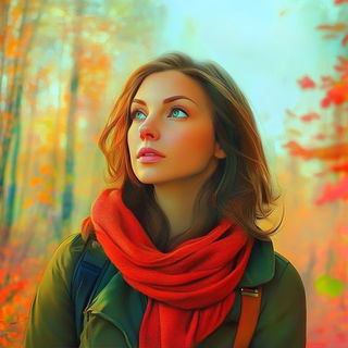 Cliffcomic style, Midjourney V6.1: photographic portrait of female protagonist