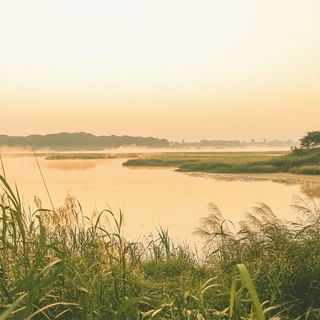 Velvetjoin style, Midjourney V6.1: realistic landscape photograph of quiet dawn