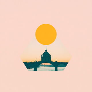 Scale Joke style, Midjourney V6.1: bold minimalist logo design for Istanbul city municipal services