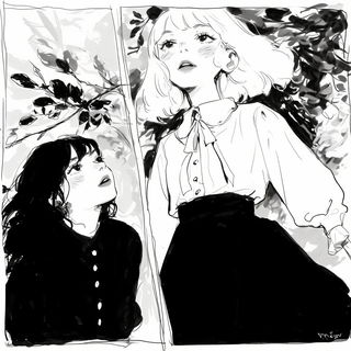 Scale Joke style, Midjourney V6.1: black-and-white manga comic strip