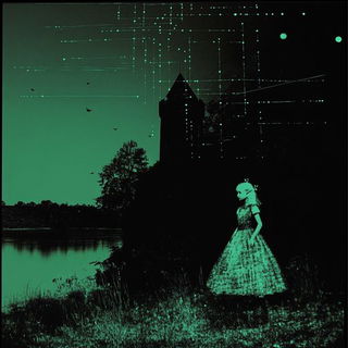 Blackwash Relic style, Midjourney V6.1: retro fairy-tale illustration