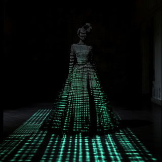 Blackwash Relic style, Midjourney V6.1: haute-couture fashion outfit