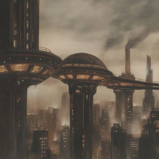 Geodreamorph style, Midjourney V6.1: cinematic shot from sci-fi movie