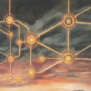 Geodreamorph style, Midjourney V6.1: technical infrastructure blueprint schematics