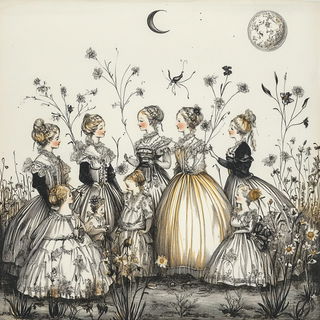 Pastelwood style, Midjourney V6.1: traditional folk art