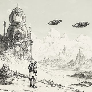 Pastelwood style, Midjourney V6.1: cinematic shot from sci-fi movie