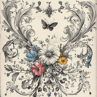 Pastelwood style, Midjourney V6.1: creative pattern composition