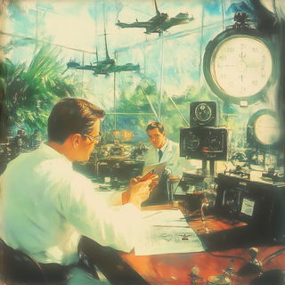 Gloamgraft style, Midjourney V6.1: editorial illustration for popular scientific magazine cover