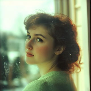 Gloamgraft style, Midjourney V6.1: photographic portrait of female protagonist