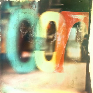 Gloamgraft style, Midjourney V6.1: typographic composition with large letters