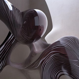 Wayfarer Celgrove style, Midjourney V6.1: abstract 3D render