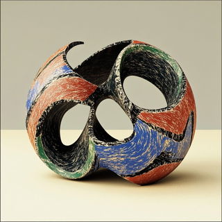 Opalstrata style, Midjourney V6.1: abstract 3D render