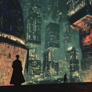 Opalstrata style, Midjourney V6.1: cinematic shot from sci-fi movie