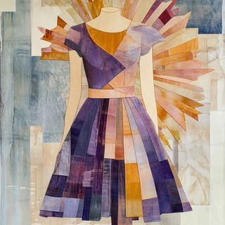 Stilthaus style, Midjourney V6.1: haute-couture fashion outfit