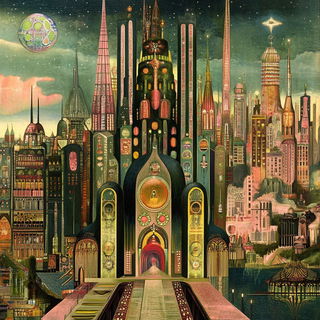 Noctilion Scanline style, Midjourney V6.1: megacity with futuristic bioarchitecture