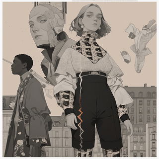 Montane Floracel style, Midjourney V6.1: black-and-white manga comic strip