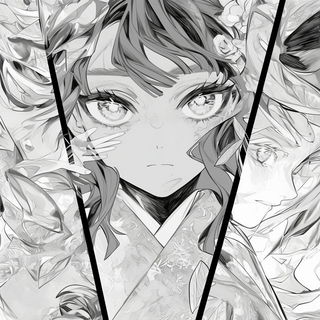 Ivyglow Occultism style, Midjourney V6.1: black-and-white manga comic strip