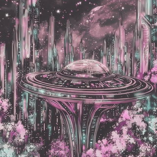 Ivyglow Occultism style, Midjourney V6.1: cinematic shot from sci-fi movie