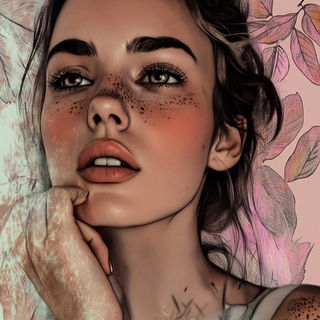 Ivyglow Occultism style, Midjourney V6.1: photographic portrait of female protagonist