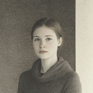 Papermill Chasm style, Midjourney V6.1: photographic portrait of female protagonist