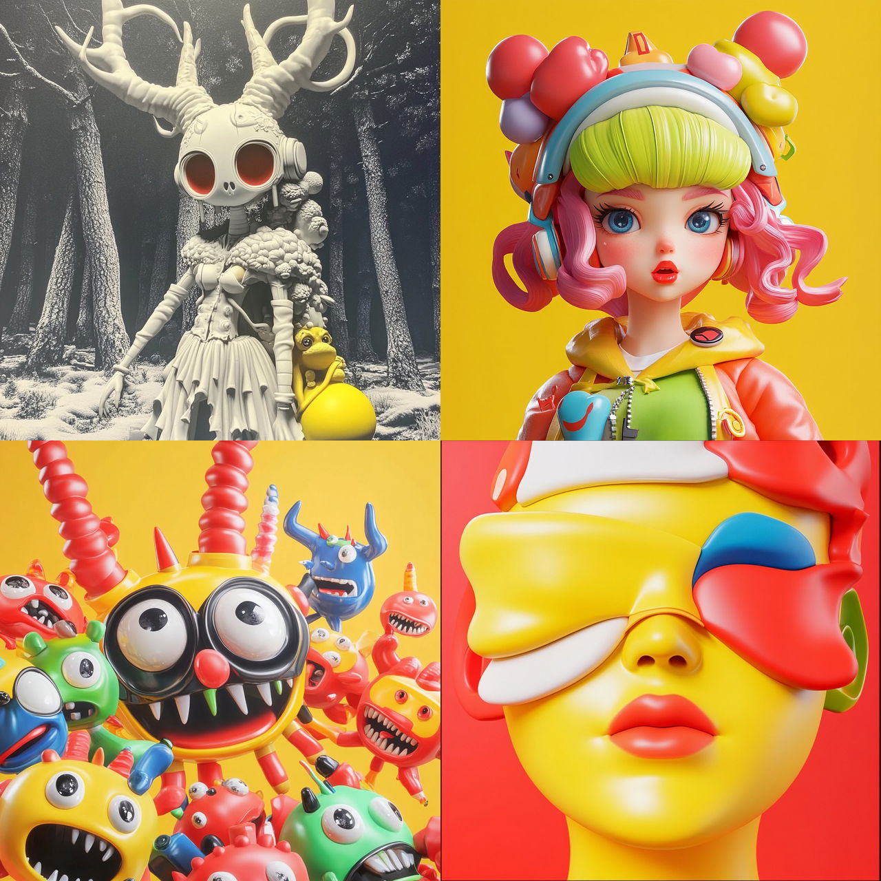 Cliffnoir style, Midjourney V6.1, render 1 of 4