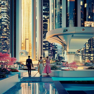 Cliffmarionette style, Midjourney V6.1: megacity with futuristic bioarchitecture