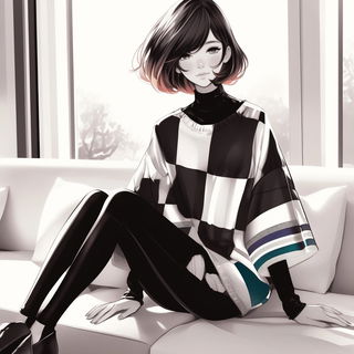 Cliffmarionette style, Midjourney V6.1: black-and-white manga comic strip