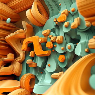 Chromasignia style, Midjourney V6.1: typographic composition with large letters