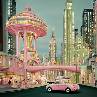 Vertimechanica style, Midjourney V6.1: megacity with futuristic bioarchitecture