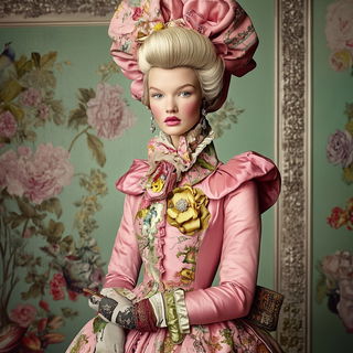 Vertimechanica style, Midjourney V6.1: haute-couture fashion outfit