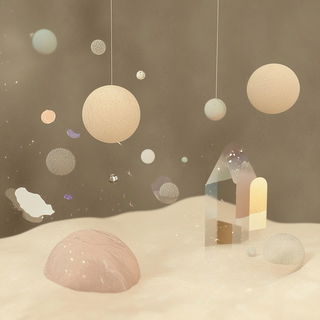 Aviastroke style, Midjourney V6.1: abstract 3D render