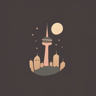 Aviastroke style, Midjourney V6.1: bold minimalist logo design for Istanbul city municipal services
