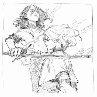 Chromafresco style, Midjourney V6.1: black-and-white manga comic strip