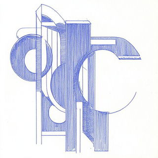 Chromafresco style, Midjourney V6.1: typographic composition with large letters