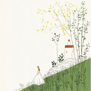 Tidecut Collage style, Midjourney V6.1: retro fairy-tale illustration