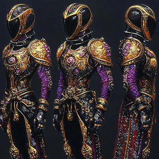 Rustlake Domestic style, Midjourney V6.1: concept art character design of retropunk steam knight