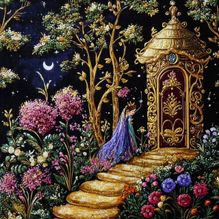 Rustlake Domestic style, Midjourney V6.1: retro fairy-tale illustration