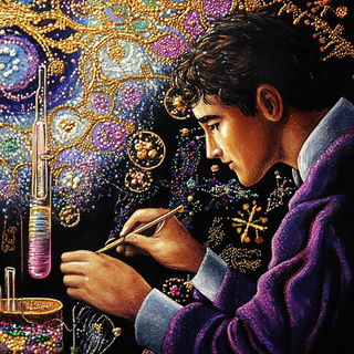 Rustlake Domestic style, Midjourney V6.1: editorial illustration for popular scientific magazine cover